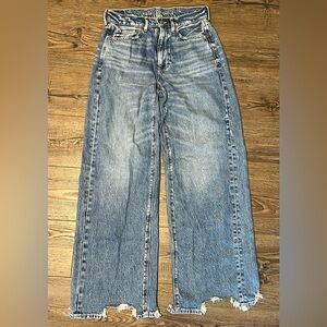 American Eagle Super High-Rise Baggy Wide Leg Jeans